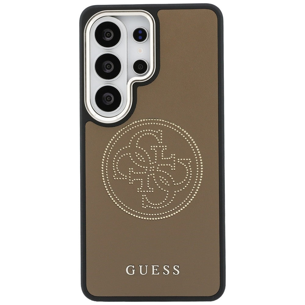 MagSafe-deksel for Samsung Galaxy S26 Ultra S948, Guess, Perforated Logo, Brun