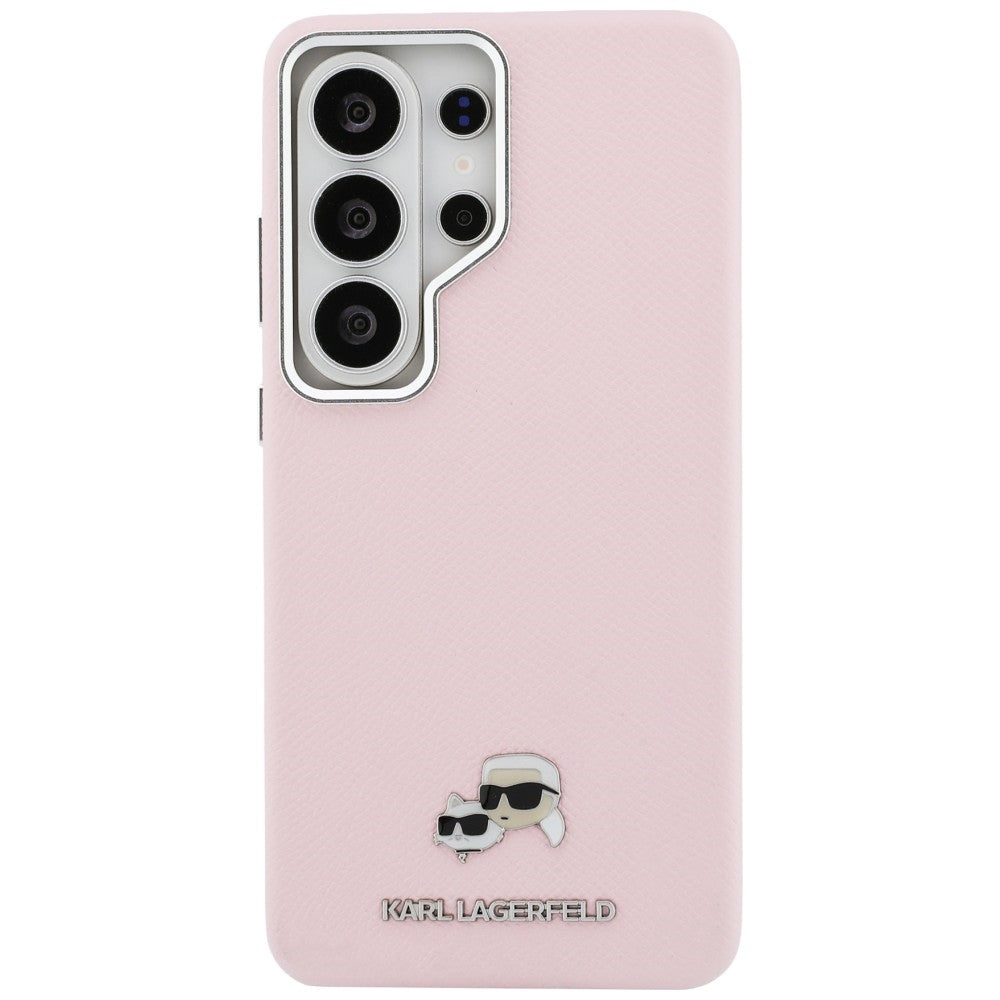 MagSafe-deksel for Samsung Galaxy S26 Ultra S948, Karl Lagerfeld, Karl & Choupette Head's Pin, Rosa