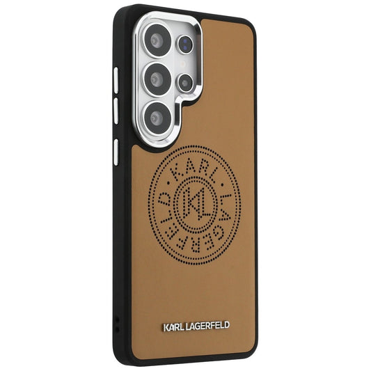 MagSafe-deksel for Samsung Galaxy S26 Ultra S948, Karl Lagerfeld, Karl Round Point Logo, Brun