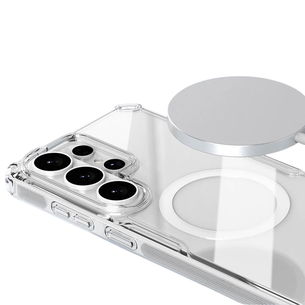MagSafe-deksel for Samsung Galaxy S26 Ultra S948, Nillkin, Nature Pro, Hvit