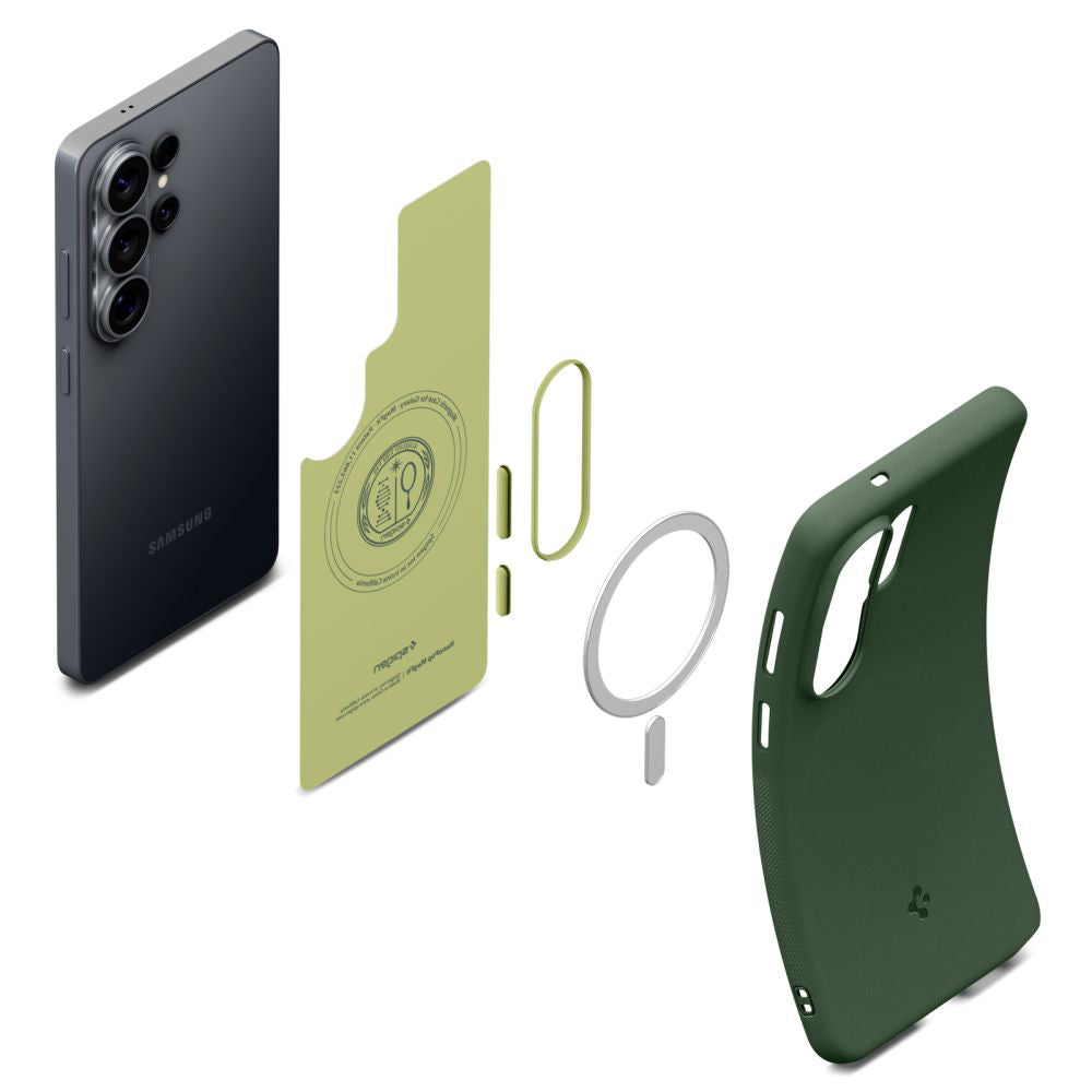 MagSafe-deksel for Samsung Galaxy S26 Ultra S948, Spigen, Caseology Nano Pop, Grønn ACS11039