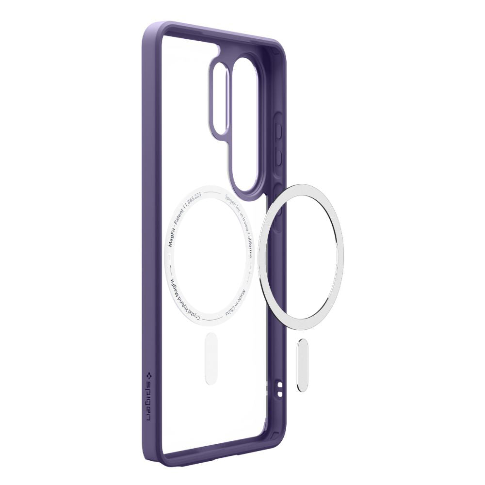 MagSafe-deksel for Samsung Galaxy S26 Ultra S948, Spigen, Ultra Hybrid, Mørk Lilla ACS11208