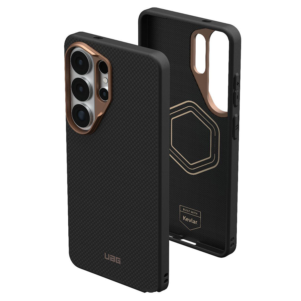 MagSafe-deksel for Samsung Galaxy S26 Ultra S948, Urban Armor Gear, Fibr Armr, Svart Bronse