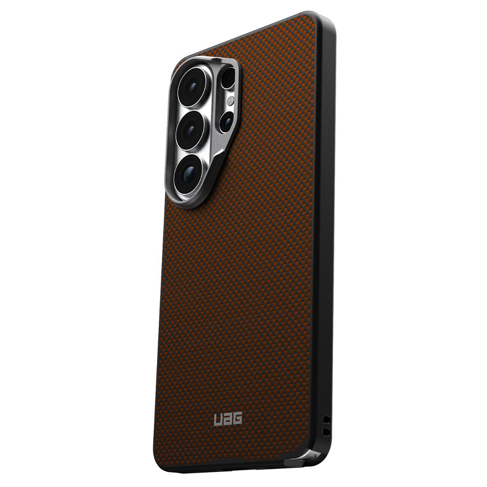 MagSafe-deksel for Samsung Galaxy S26 Ultra S948, Urban Armor Gear, Fibr Armr, Oransje Svart