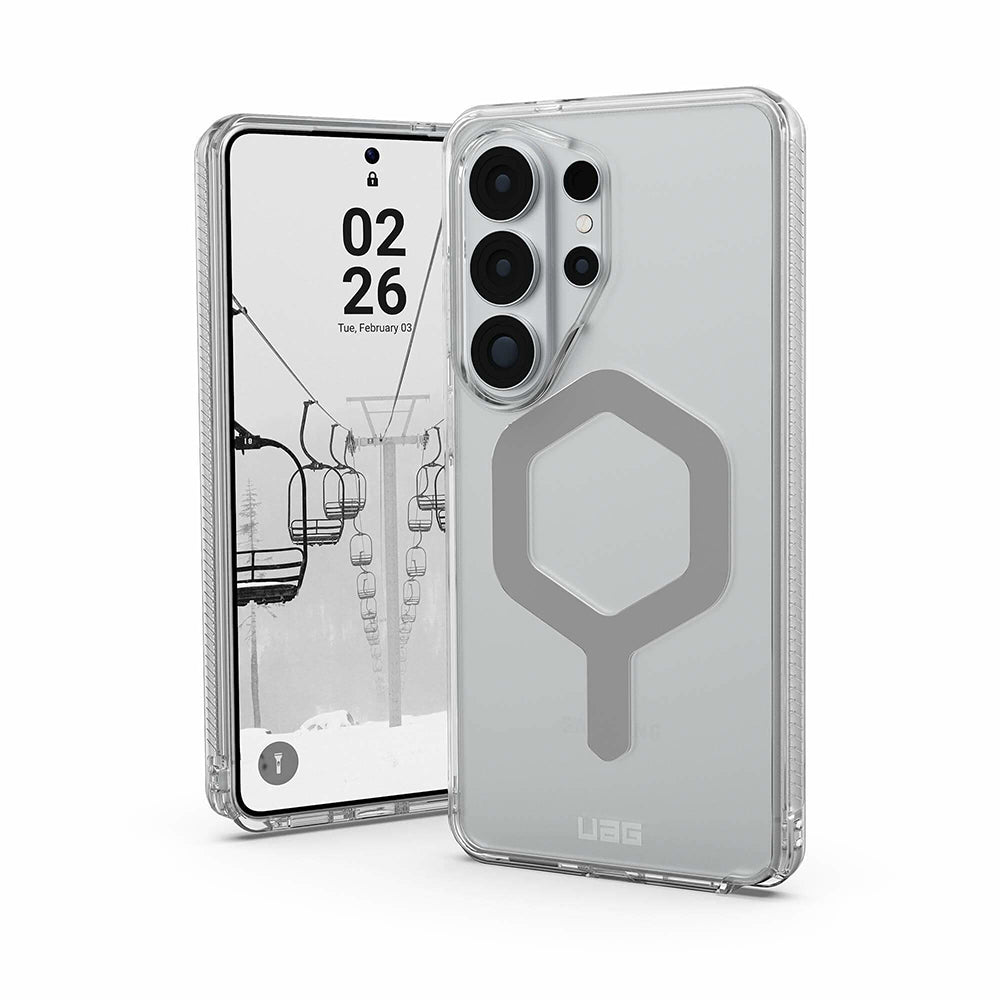MagSafe-deksel for Samsung Galaxy S26 Ultra S948, Urban Armor Gear, Plyo, Transparent