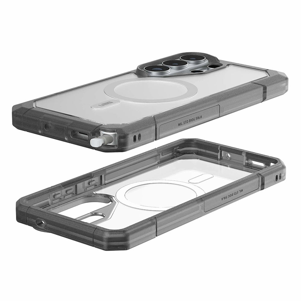 MagSafe-deksel for Samsung Galaxy S26 Ultra S948, Urban Armor Gear, Trooper, Gjennomsiktig grå
