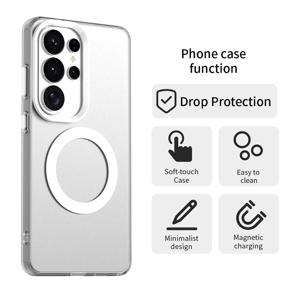 MagSafe-deksel for Samsung Galaxy S26 Ultra S948, Techsuit, CandyCase, hvit