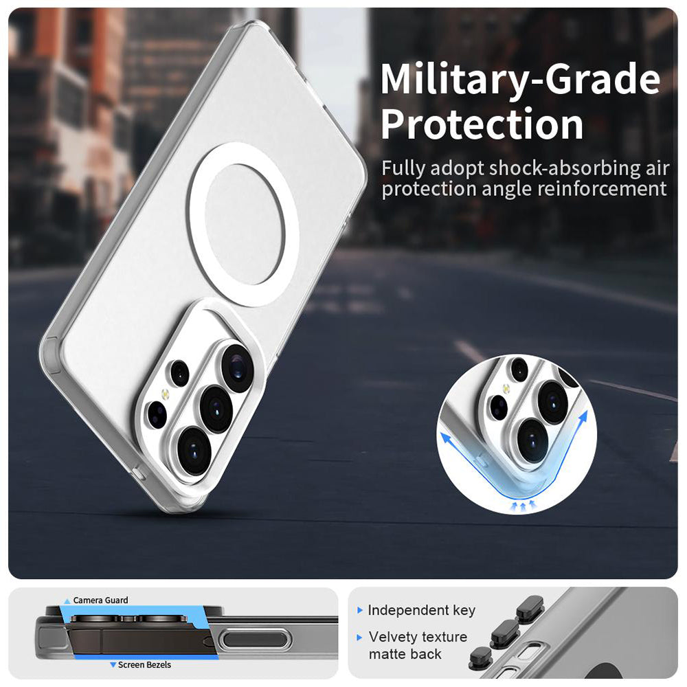 MagSafe-deksel for Samsung Galaxy S26 Ultra S948, Techsuit, CandyCase, hvit
