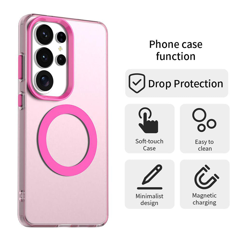 MagSafe-deksel for Samsung Galaxy S26 Ultra S948, Techsuit, CandyCase, Rosa