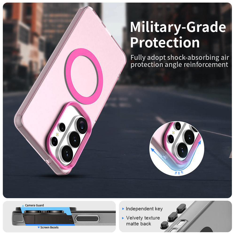 MagSafe-deksel for Samsung Galaxy S26 Ultra S948, Techsuit, CandyCase, Rosa
