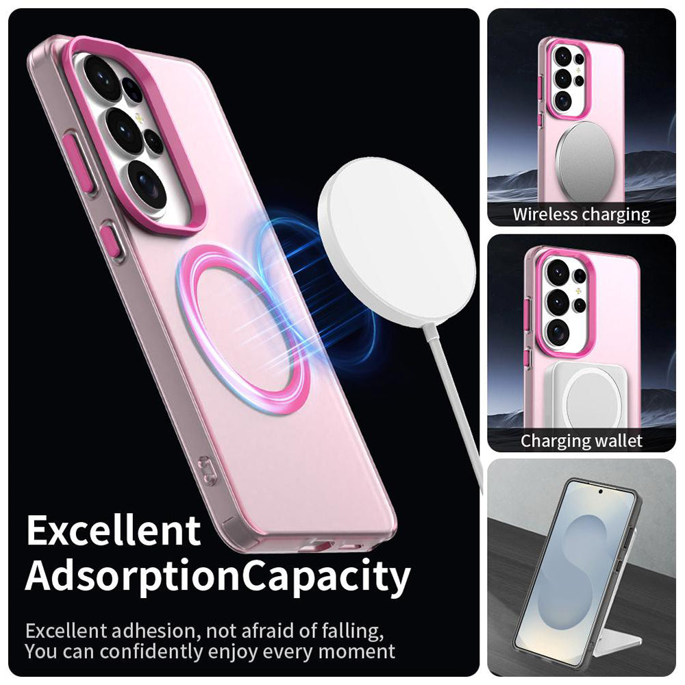MagSafe-deksel for Samsung Galaxy S26 Ultra S948, Techsuit, CandyCase, Rosa