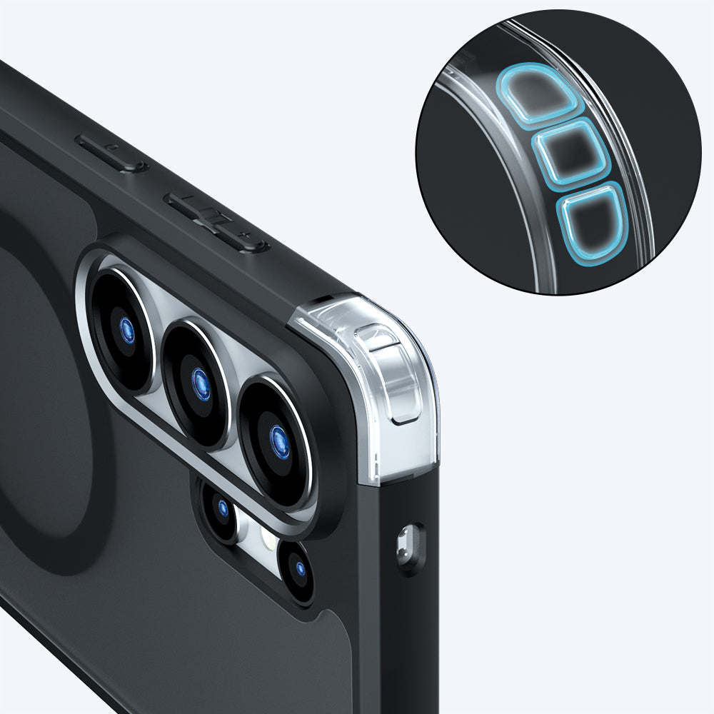 MagSafe-deksel for Samsung Galaxy S26 Ultra S948, Techsuit, PureFrost, Satin Sort