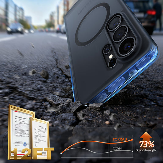 MagSafe-deksel for Samsung Galaxy S26 Ultra, Torras, Guardian, Svart