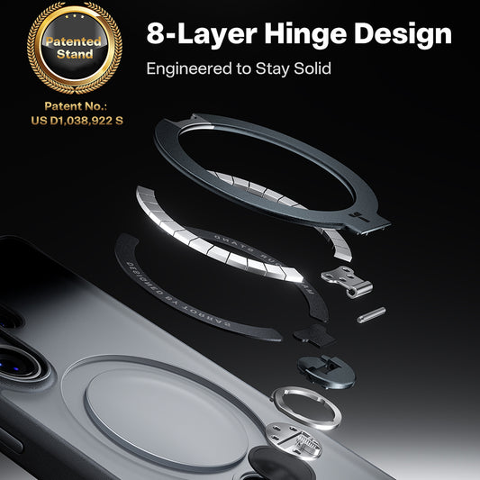 MagSafe-deksel for Samsung Galaxy S26 Ultra, Torras, Ostand Spin, Svart