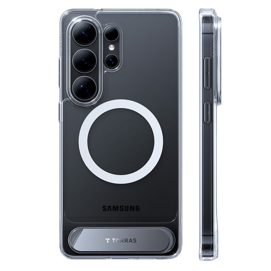 MagSafe deksel for Samsung Galaxy S26 Ultra, Torras, Pstand, Gjennomsiktig
