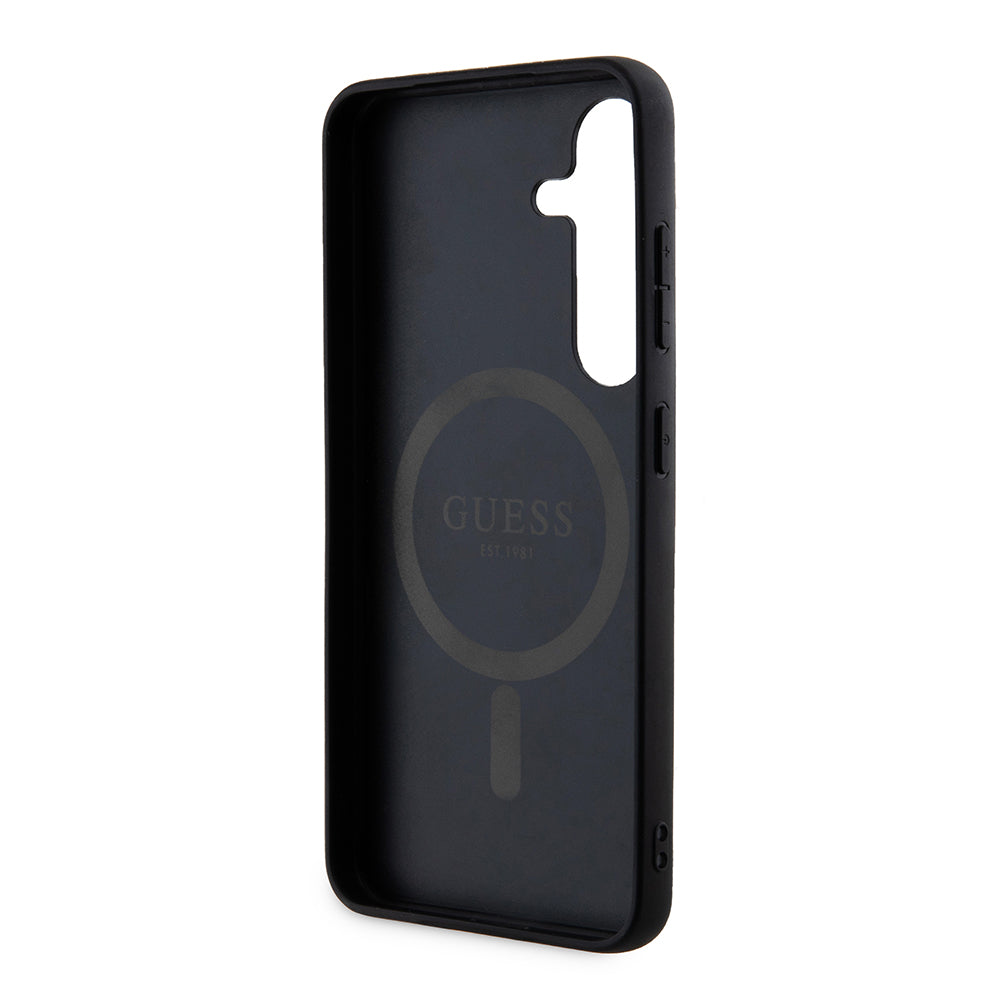MagSafe-deksel for Samsung Galaxy Z Flip7 F766, Guess, 4G Collection, Svart