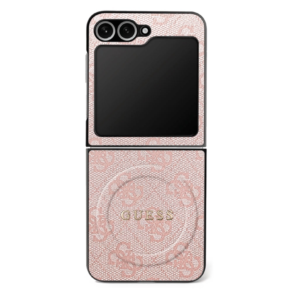 MagSafe-deksel for Samsung Galaxy Z Flip7 F766, Guess, 4G Collection, Rosa