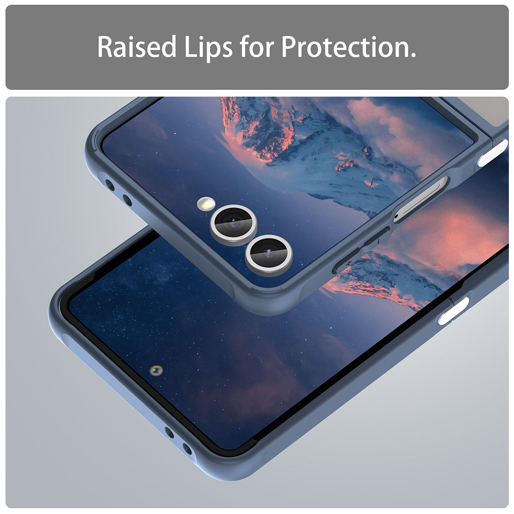 MagSafe-deksel for Samsung Galaxy Z Flip7 F766, Techsuit, HaloFrost II, Marineblå