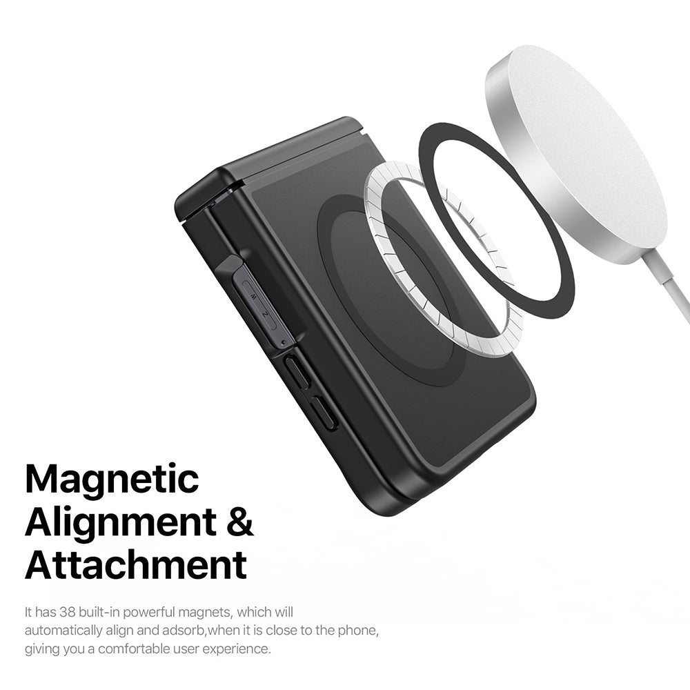 MagSafe-deksel for Samsung Galaxy Z Flip8 F776, DUX DUCIS, Yind, Lys lilla