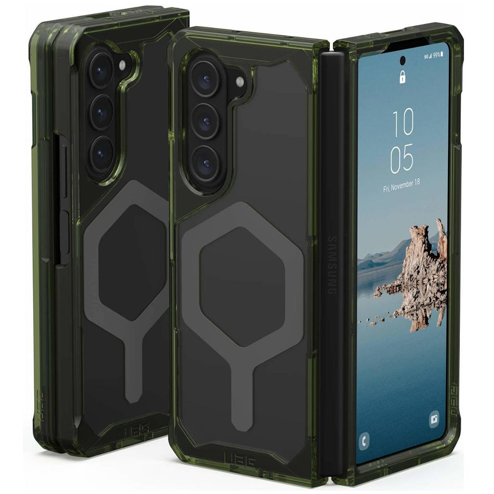 MagSafe-deksel for Samsung Galaxy Z Fold5 F946, Urban Armor Gear, Plyo Pro, Grønn Grå