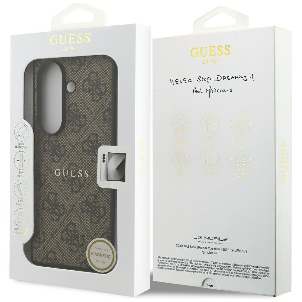 MagSafe-deksel for Samsung Galaxy Z Fold7 F966, Guess, 4G Classic, Brun