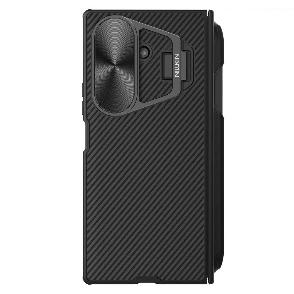 MagSafe-deksel for Samsung Galaxy Z Fold7 F966, Nillkin, CamShield Prop med metallobjektivdeksel og S-Pen-holder, svart