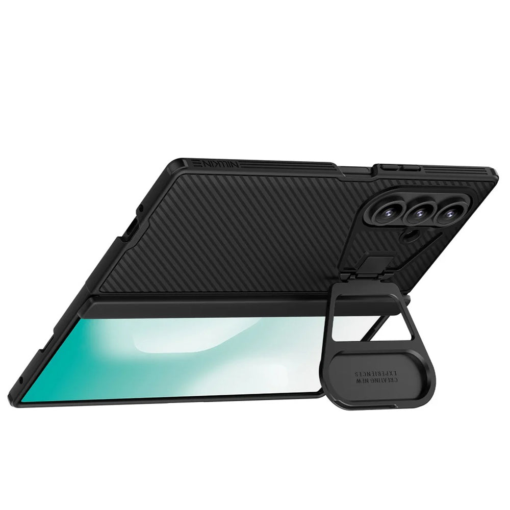 MagSafe-deksel for Samsung Galaxy Z Fold7 F966, Nillkin, CamShield Prop med metall linsebeskyttelse, svart