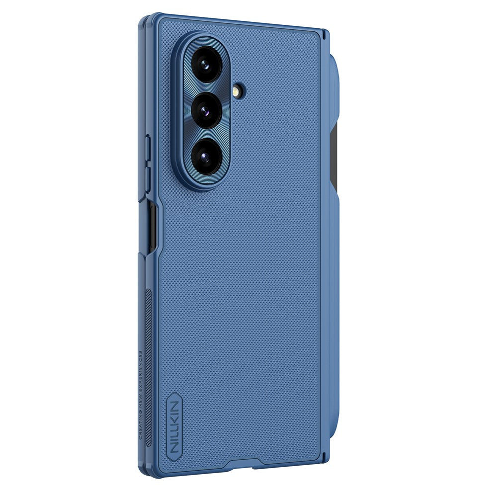 MagSafe-deksel for Samsung Galaxy Z Fold7 F966, Nillkin, Super Frosted Shield med pennholder, blå