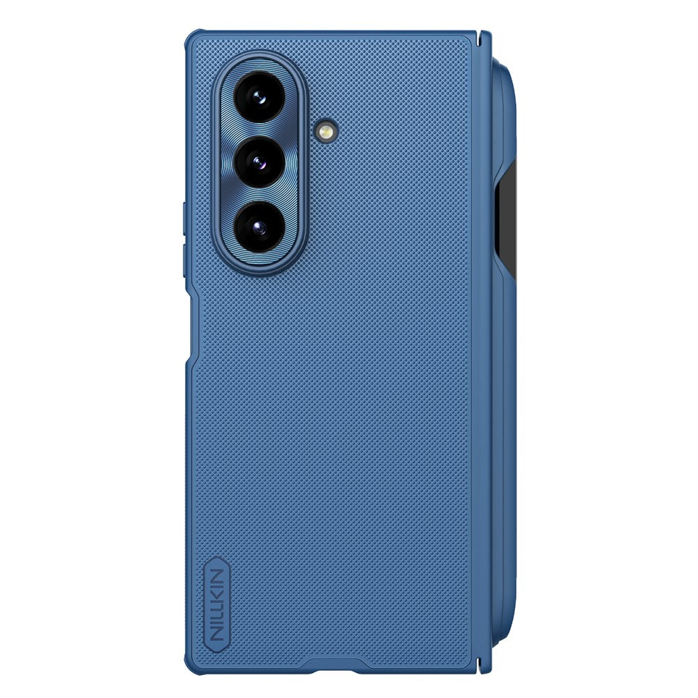 MagSafe-deksel for Samsung Galaxy Z Fold7 F966, Nillkin, Super Frosted Shield med pennholder, blå