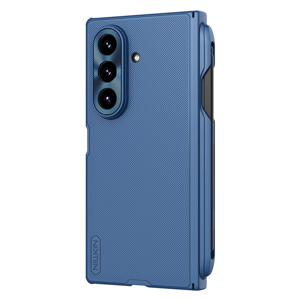 MagSafe-deksel for Samsung Galaxy Z Fold7 F966, Nillkin, Super Frosted Shield med pennholder, blå