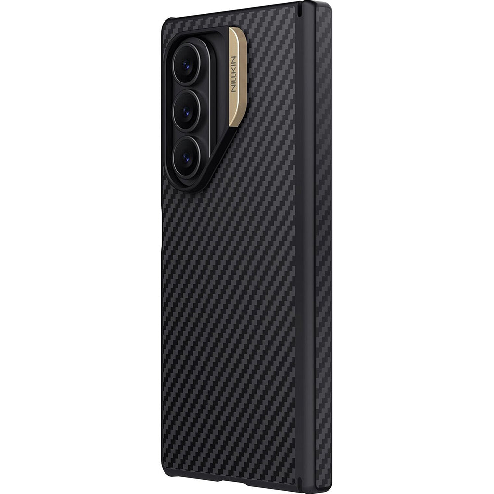 MagSafe-deksel for Samsung Galaxy Z Fold7 F966, Nillkin, Synthetic Fiber Pro, Svart Gull