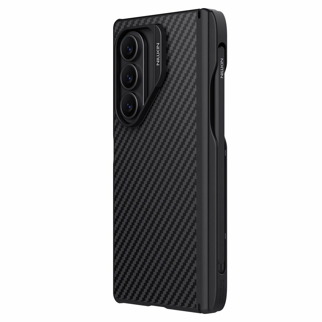 MagSafe-deksel for Samsung Galaxy Z Fold7 F966, Nillkin, Synthetic Fiber Pro med S-Pen-holder, svart