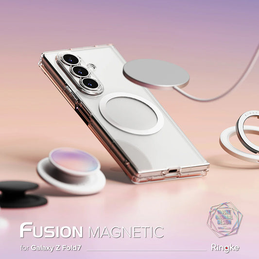 MagSafe-deksel for Samsung Galaxy Z Fold7 F966, Ringke, Fusion, Transparent