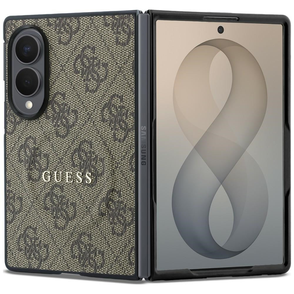 MagSafe-deksel for Samsung Galaxy Z Fold8 F971, Guess, 4G Leather Classic, Brun