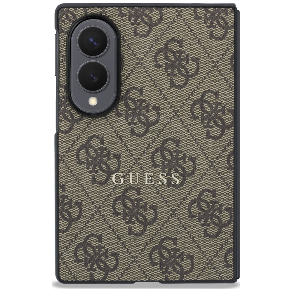 MagSafe-deksel for Samsung Galaxy Z Fold8 F971, Guess, 4G Leather Classic, Brun