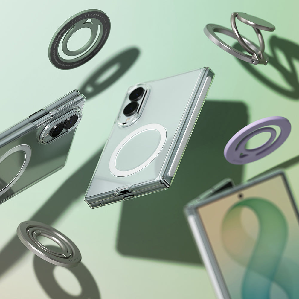 MagSafe-deksel til Samsung Galaxy Z Fold8 F971, Ringke, Fusion Air Flap, gjennomsiktig