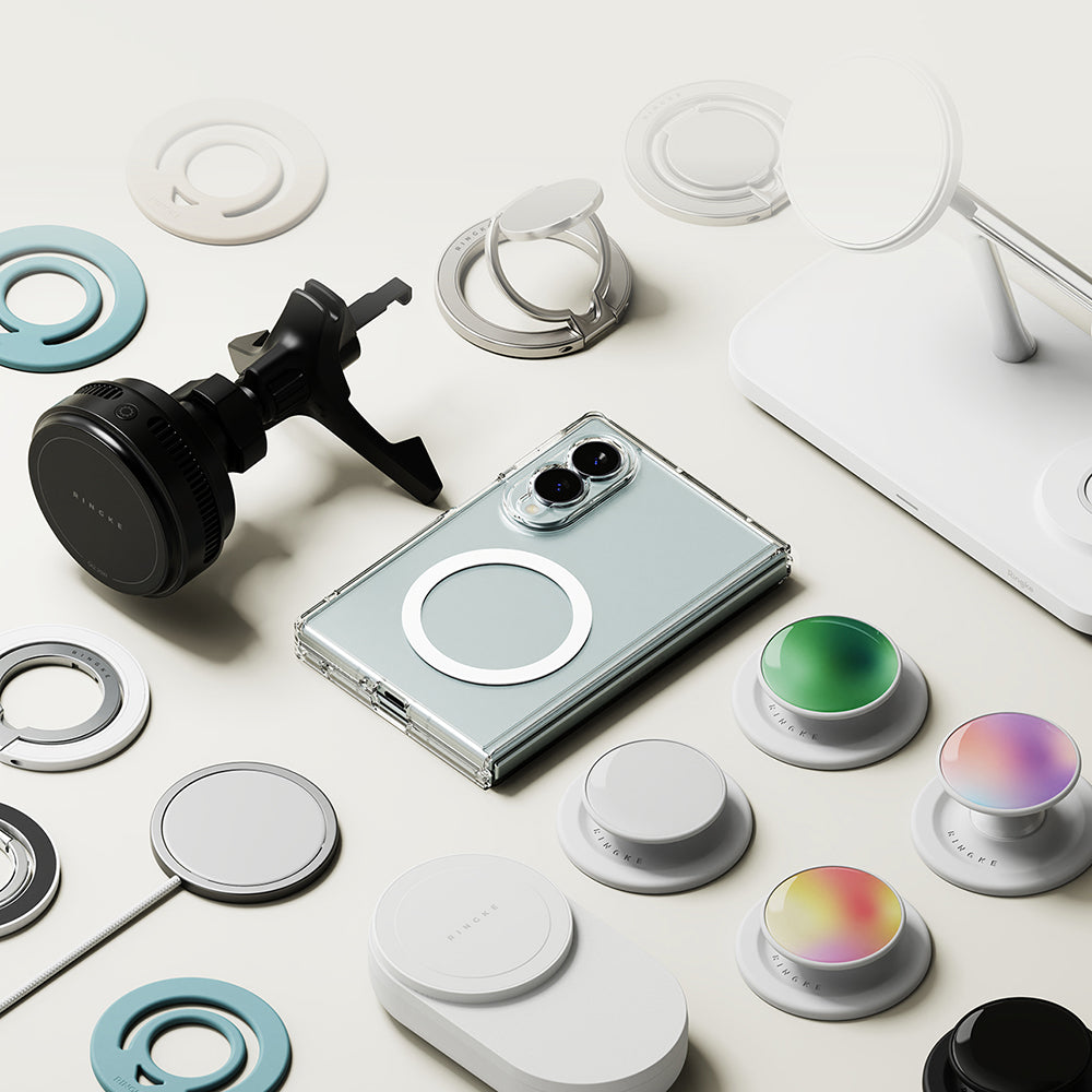MagSafe-deksel til Samsung Galaxy Z Fold8 F971, Ringke, Fusion, gjennomsiktig
