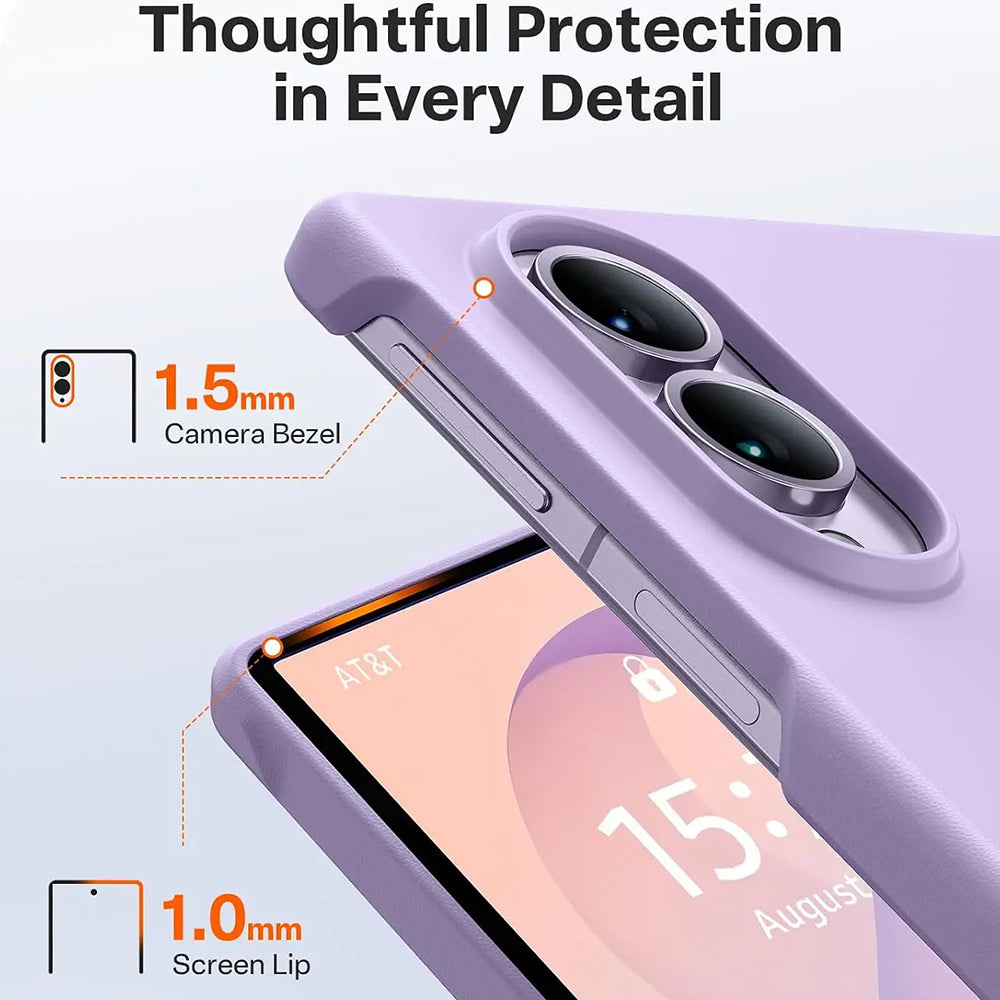 MagSafe-deksel for Samsung Galaxy Z Fold8 F971, Torras, Ostand L1 Guardian, Lys lilla