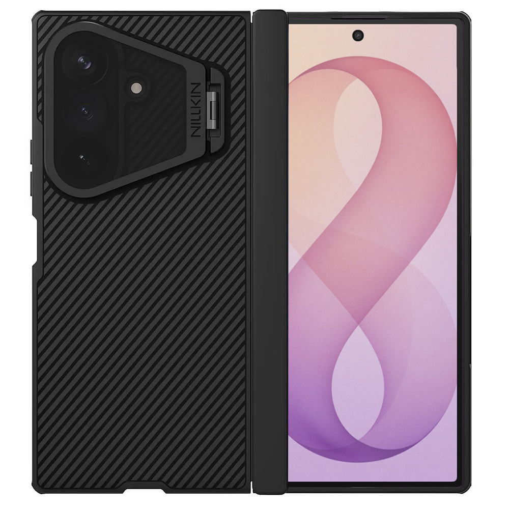 MagSafe-deksel for Samsung Galaxy Z Fold8 Ultra F976, Nillkin, CamShield Prop med gjennomsiktig svart linsebeskyttelse, svart
