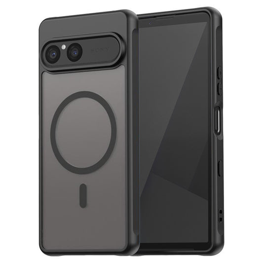 MagSafe-deksel for Sony Xperia 10 VII, Techsuit, HaloFrost II, Svart