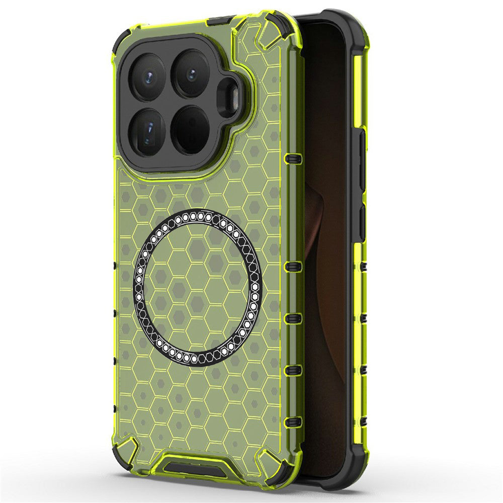 MagSafe-deksel for Xiaomi 15T Pro, Techsuit, HoneyComb Shield, Grønn