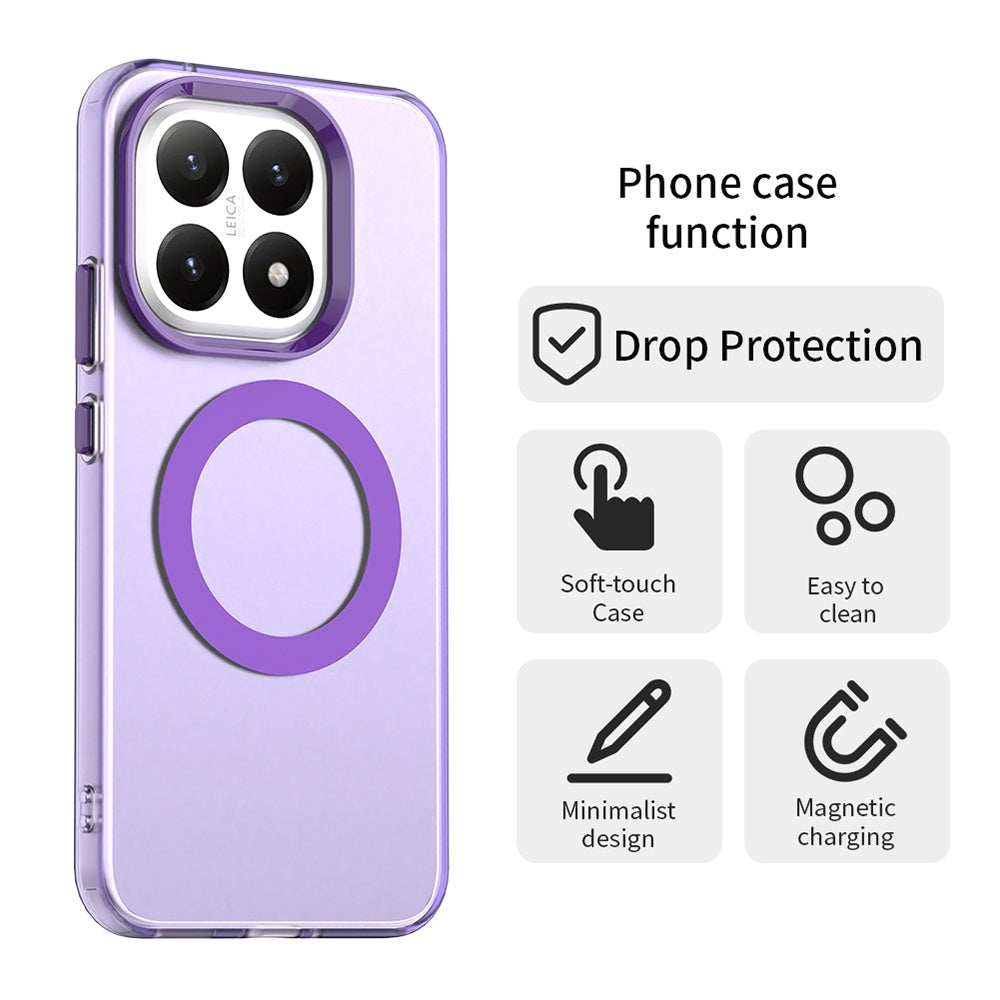MagSafe-deksel for Xiaomi 15T, Techsuit, CandyCase, Lilla