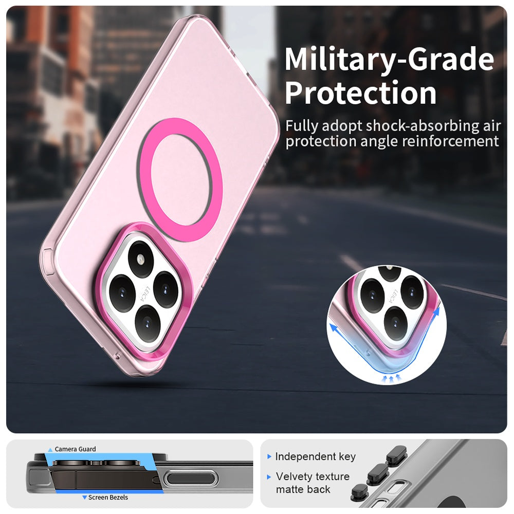 MagSafe-deksel for Xiaomi 15T, Techsuit, CandyCase, Rosa