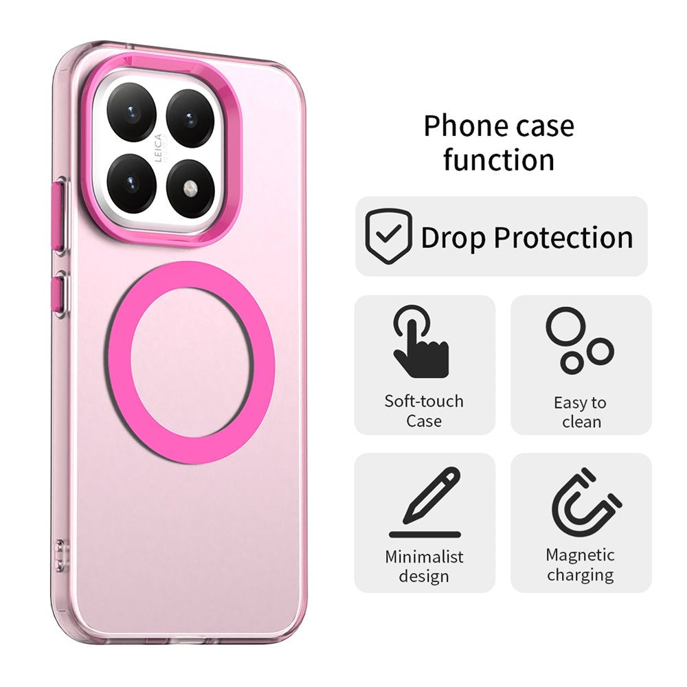 MagSafe-deksel for Xiaomi 15T, Techsuit, CandyCase, Rosa