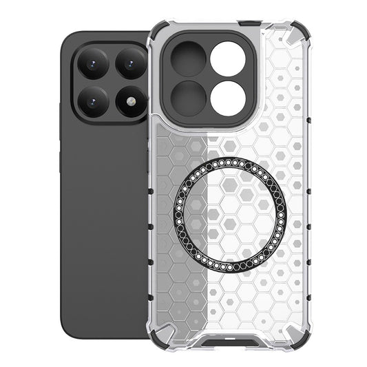 MagSafe deksel for Xiaomi 15T, Techsuit, HoneyComb Shield, Hvit