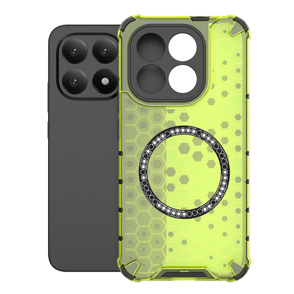 MagSafe deksel for Xiaomi 15T, Techsuit, HoneyComb Shield, Grønn