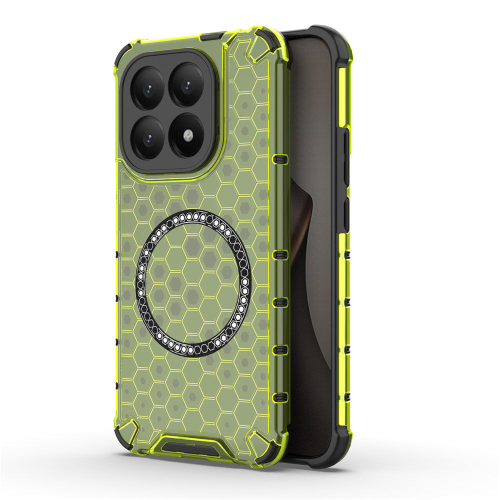 MagSafe deksel for Xiaomi 15T, Techsuit, HoneyComb Shield, Grønn
