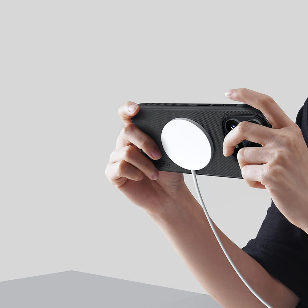 MagSafe-deksel for Xiaomi 17, Nillkin, Super Shield Pro, Satinert svart