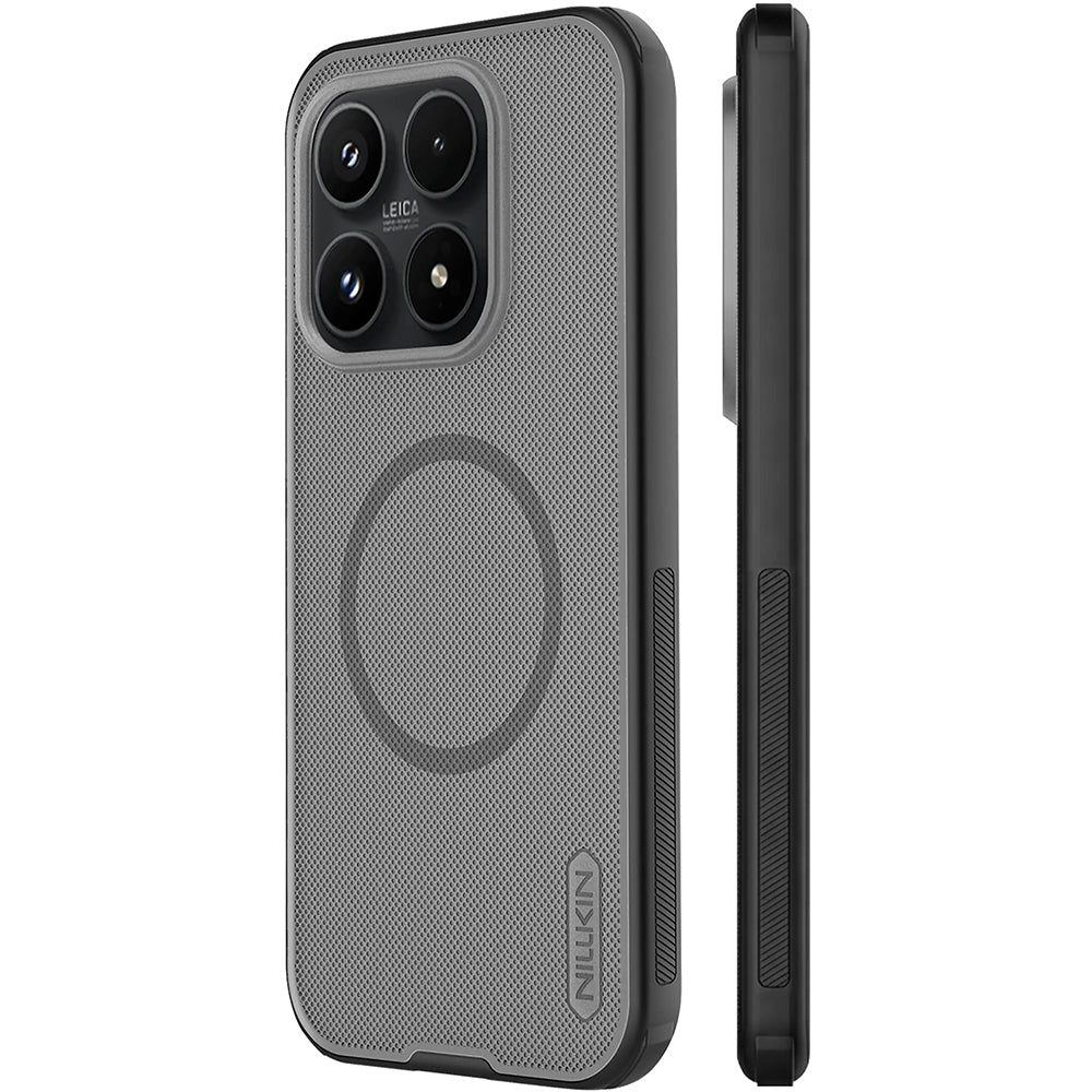 MagSafe-deksel for Xiaomi 17, Nillkin, Super Shield Pro, svart gjennomsiktig satinert