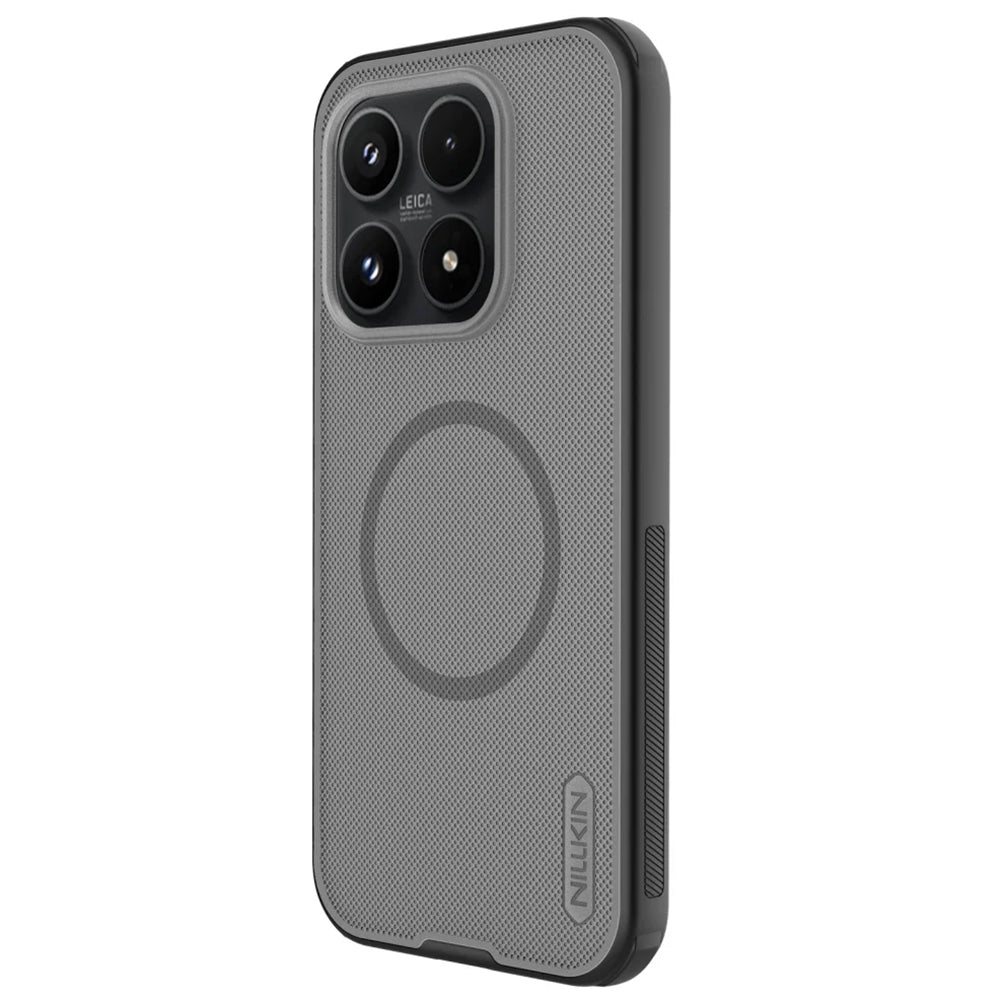 MagSafe-deksel for Xiaomi 17, Nillkin, Super Shield Pro, svart gjennomsiktig satinert